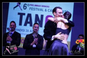 Andrea Vighi y Chiara benati vincitori 6 preliminar Brindisi Campionato Italiano Tango