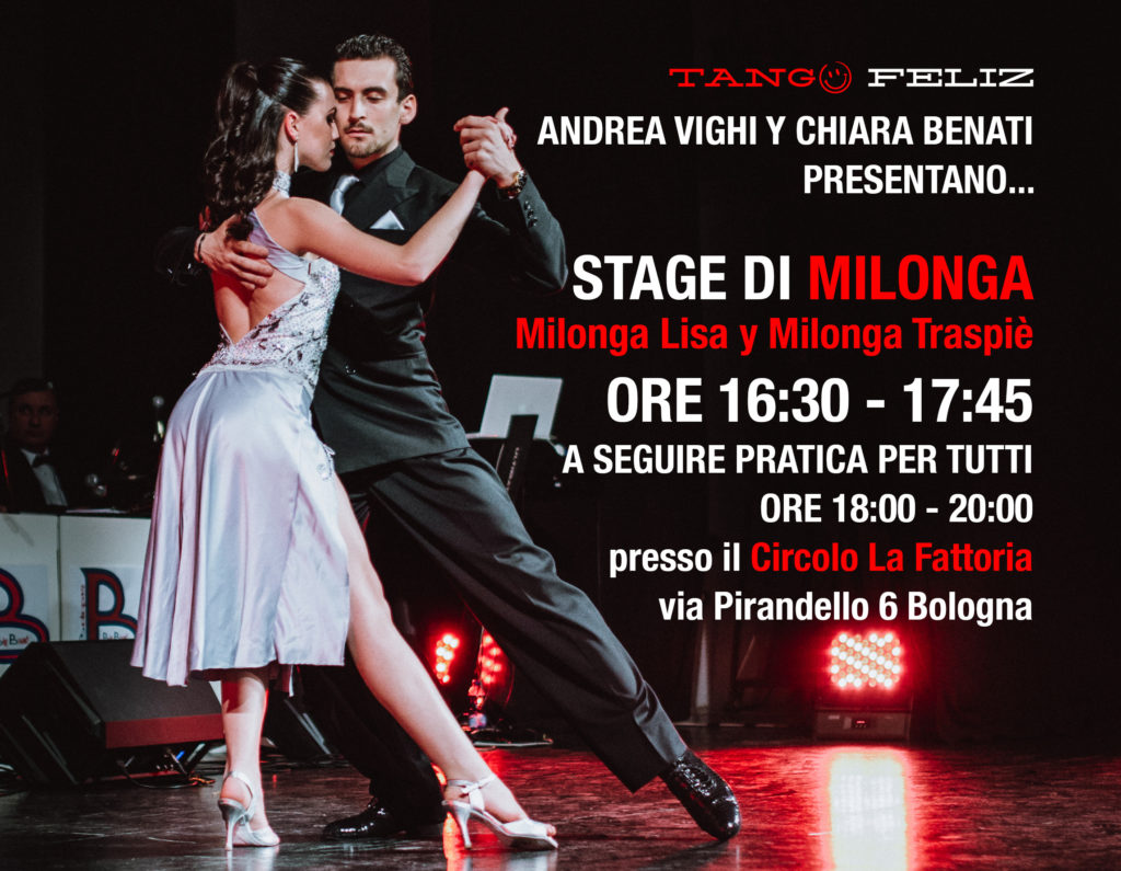 stage di milonga domenica 3 dicembre la fattoria tango feliz