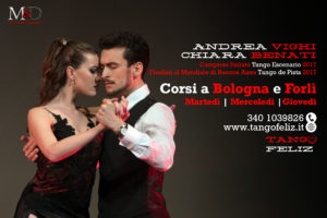 corsi di tango a Bologna con Andrea Vighi y Chiara Benati Tango Feliz