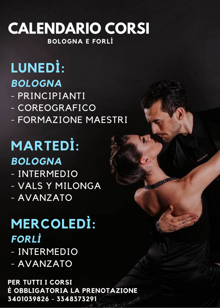 NUOVI Corsi di Tango a Bologna 2021