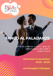Pratica tango al Paladanze - domenica 14 novembre 2021