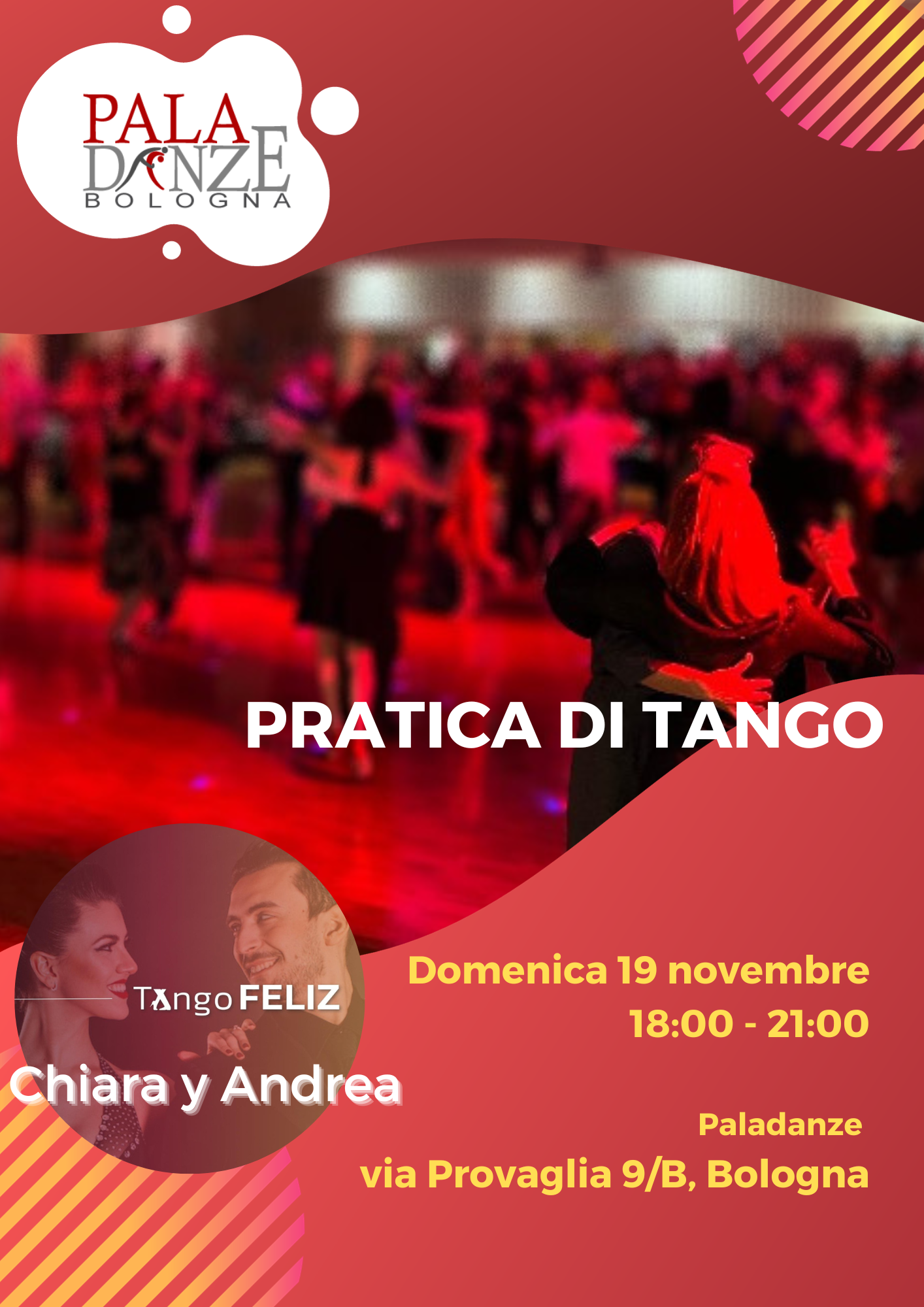 Pratica di Tango al Paladanze Novembre